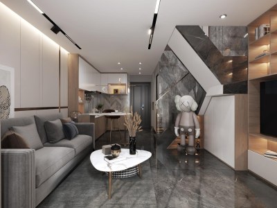 现代单身公寓3D模型下载